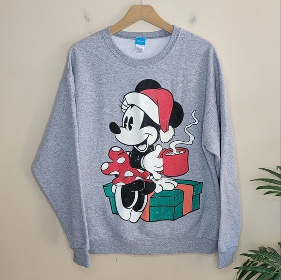 Vintage Disney | Minnie Mouse Christmas Sweatshirt Size Large - Picture 7 of 7